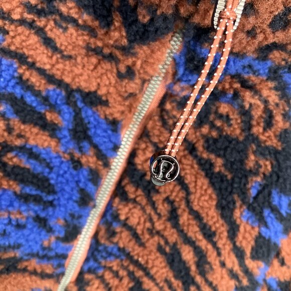 Lululemon XS Small Liquidize Camo Sherpa Scuba Oversized Fleece Pullover Jacket - Picture 4 of 6